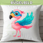 Preview: Bügelbild Superhelden Tiere - Flamingo